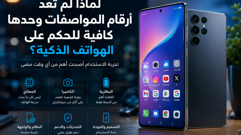 لماذا لم تعد أرقام المواصفات وحدها كافية للحكم على الهواتف الذكية؟