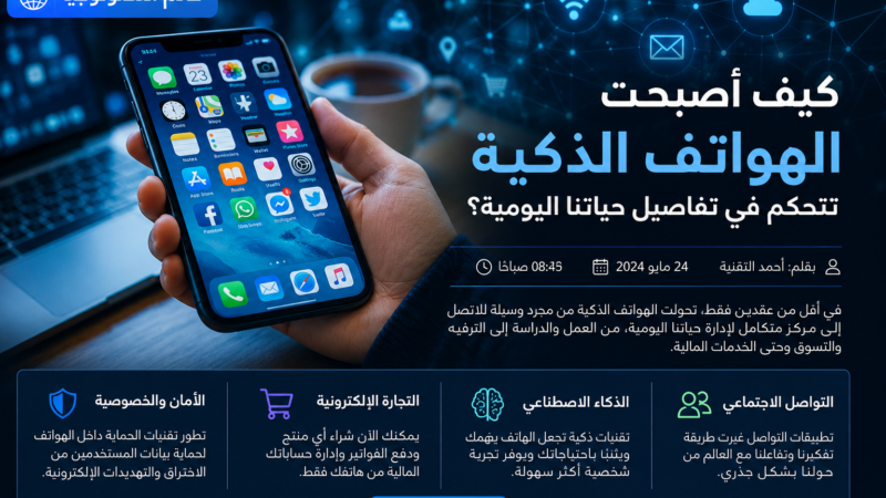 كيف أصبحت الهواتف الذكية تتحكم في تفاصيل حياتنا اليومية؟
