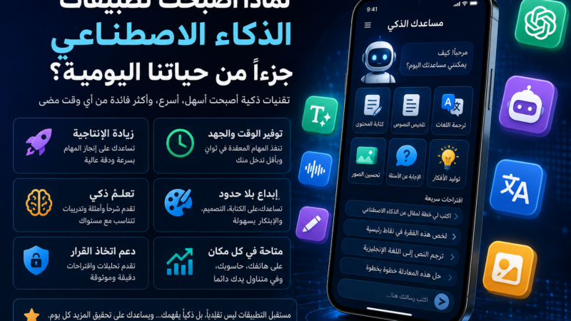 لماذا أصبحت تطبيقات الذكاء الاصطناعي جزءًا من الحياة اليومية أسرع مما توقع الجميع؟