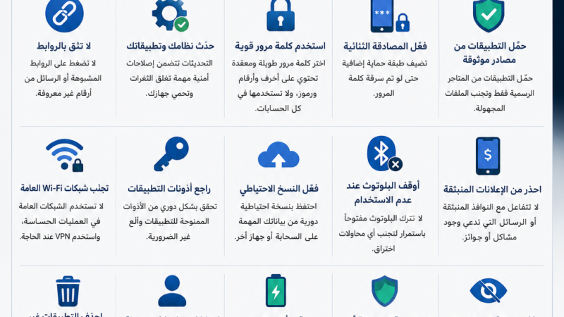 دليل عملي لحماية هاتفك من الاختراق والتجسس بدون تعقيد