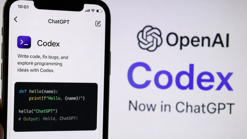 OpenAI توسّع قدرات ChatGPT على الهواتف بإتاحة منصة البرمجة الذكية Codex للمستخدمين