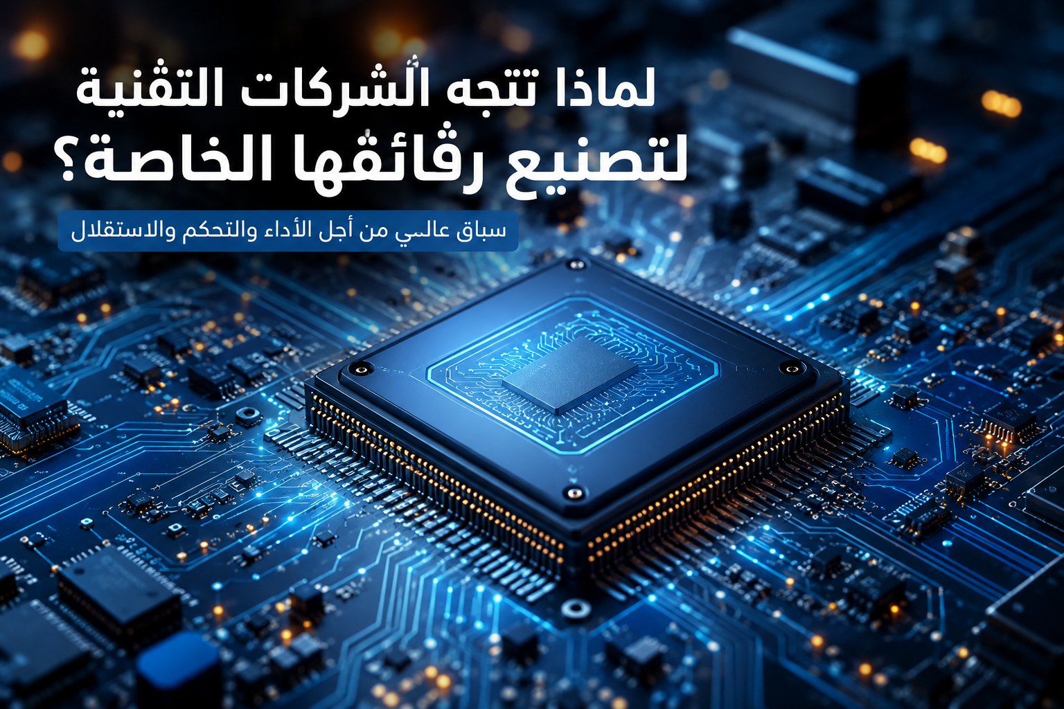 لماذا أصبحت الشركات التقنية تتجه نحو صناعة الرقائق الخاصة بها؟