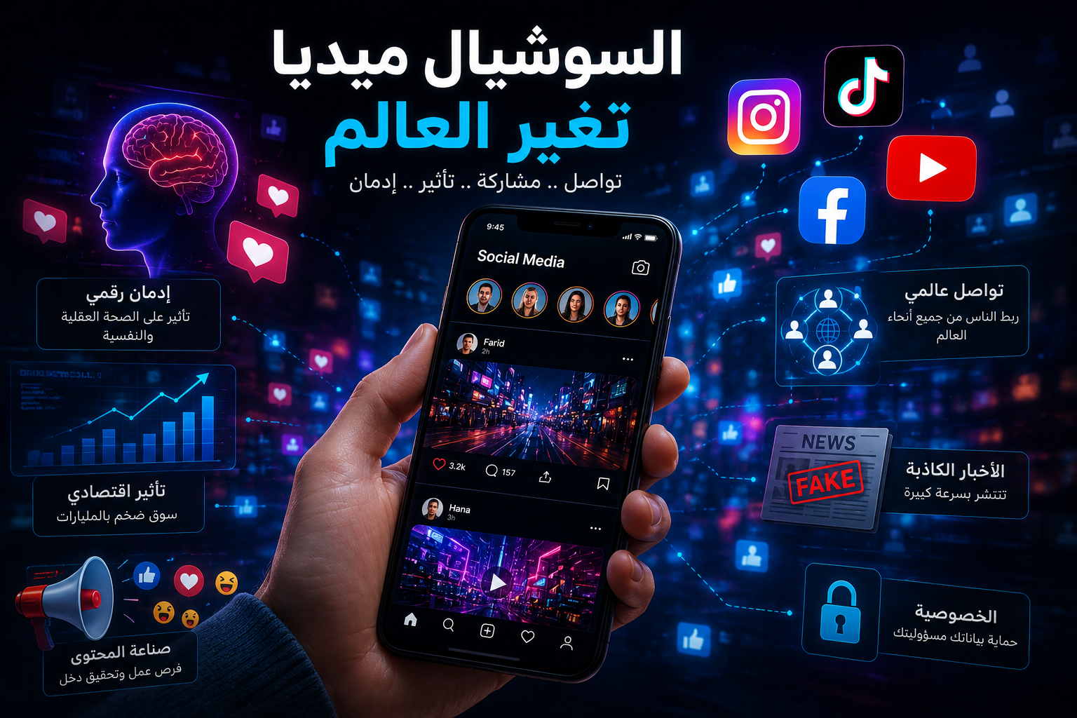 السوشيال ميديا : الوجه المظلم للعالم الرقمي الذي نعيشه يومياً