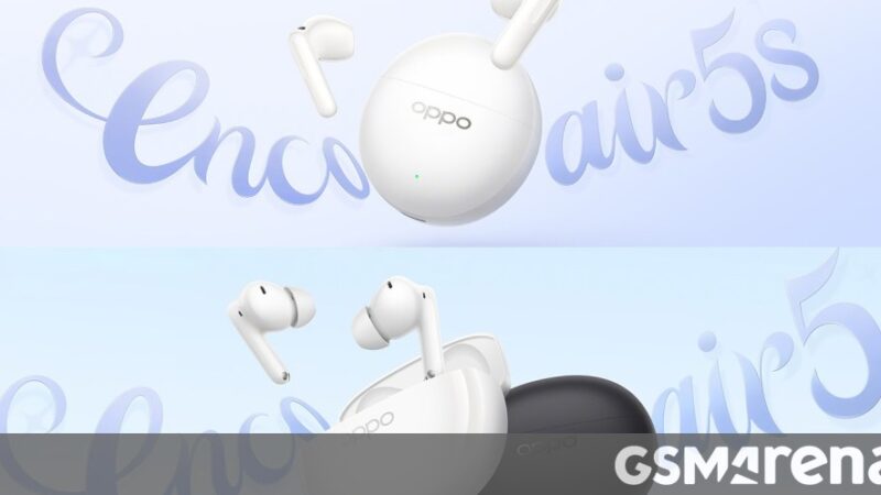أوبو تكشف الستار عن Enco Air5s و Enco Air5: تجربة صوت لاسلكي بمعايير جديدة للراحة والأداء