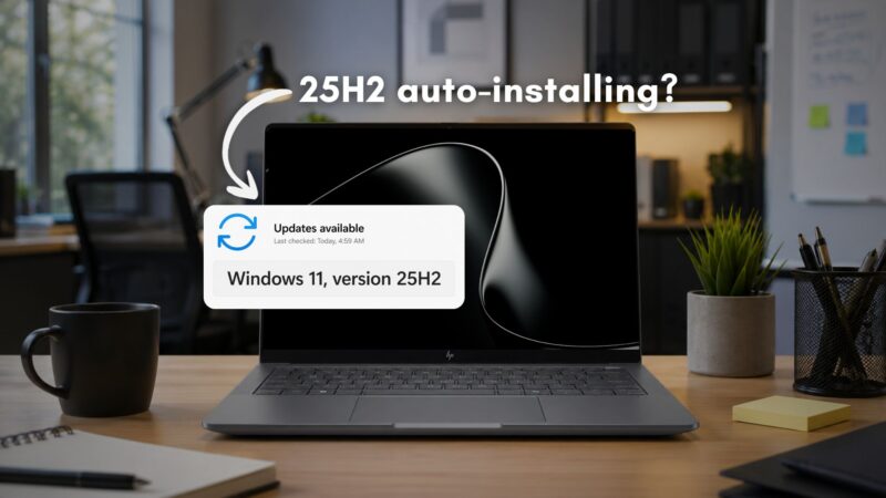 Meta Description: تكتشف لماذا تفرض مايكروسوفت تحديث ويندوز 11 25H2 تلقائيًا على أجهزة Home و Pro. تعرف على الأسباب، سهولة التثبيت، وكيف يضمن دعمًا أطول وأمانًا لجهازك.