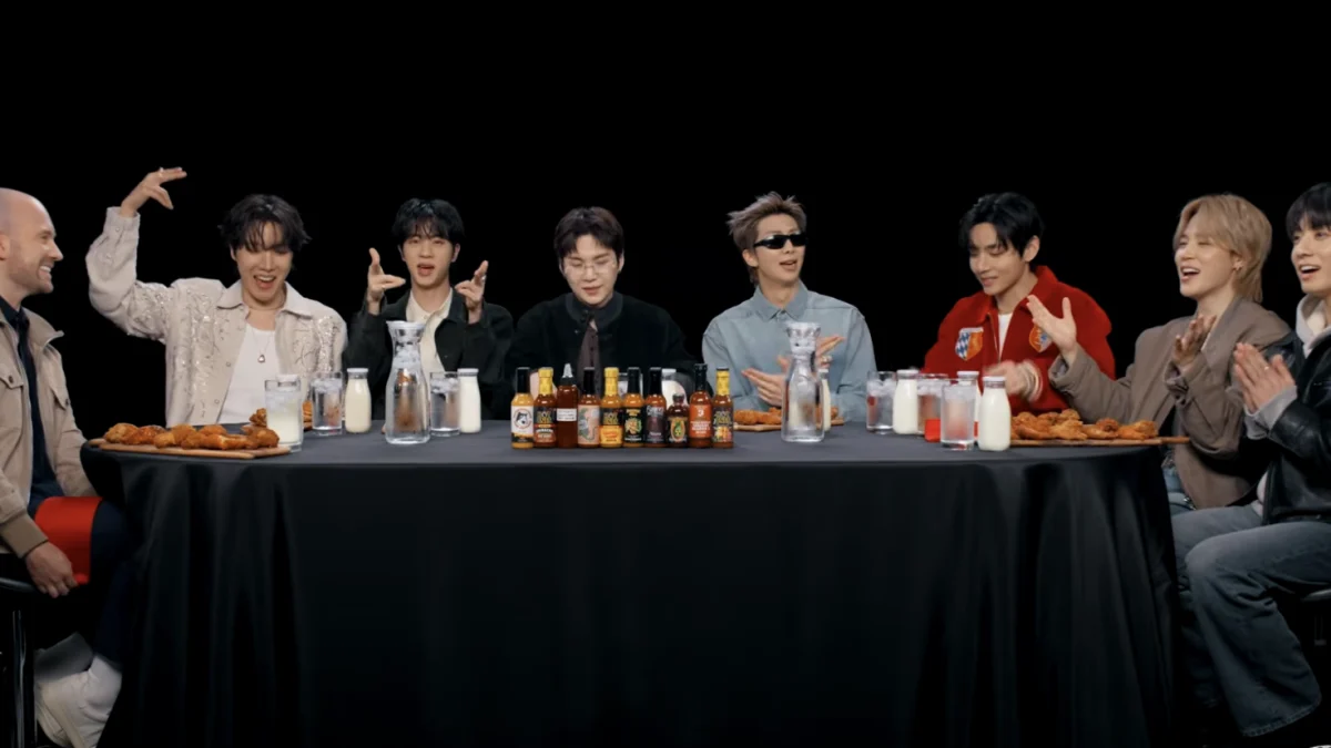 BTS في Hot Ones: تحدي الأجنحة الحارة يكشف جوانب جديدة من سحر الفرقة الكورية