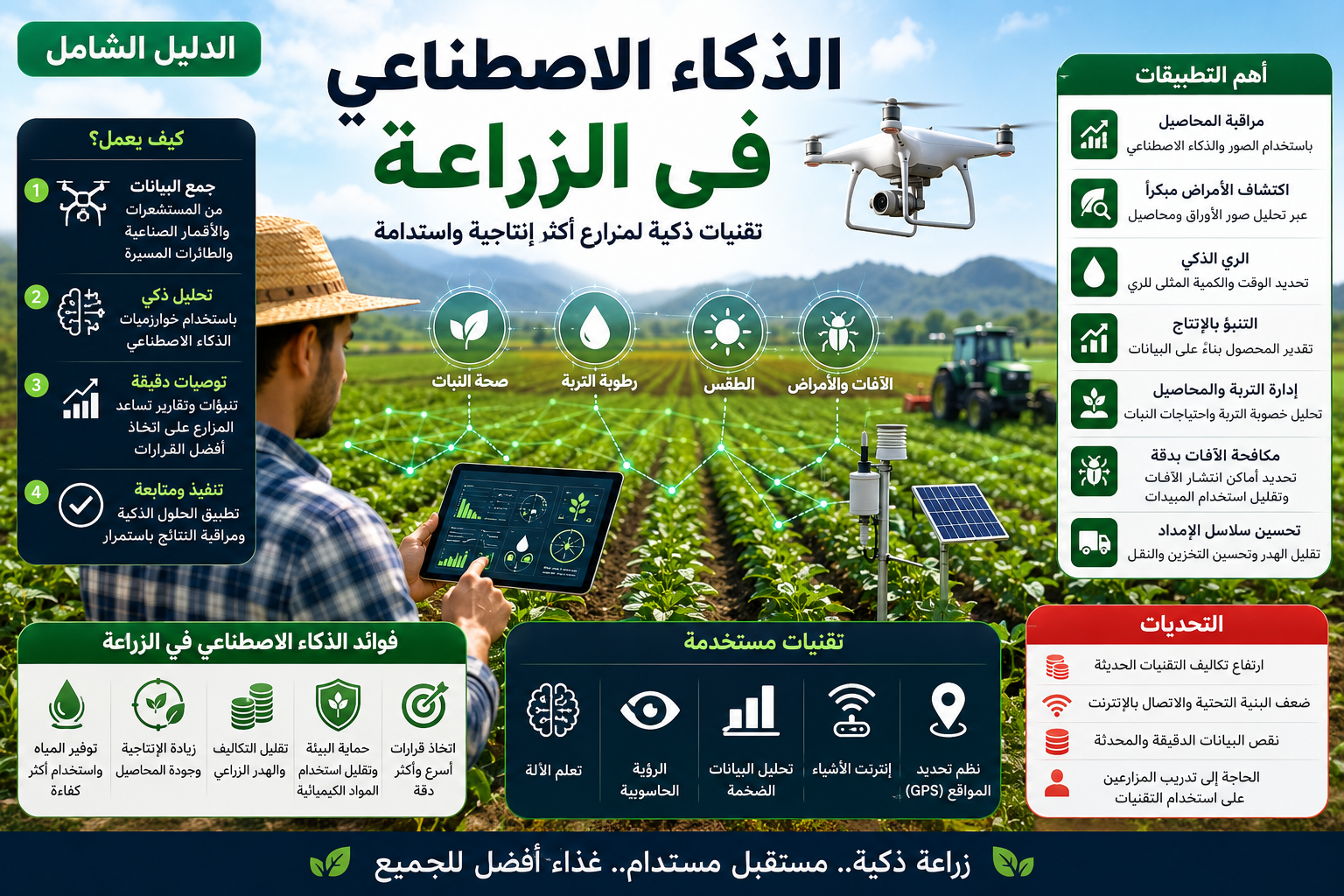 الذكاء الاصطناعي في الزراعة: كيف يغير مستقبل إنتاج الغذاء؟