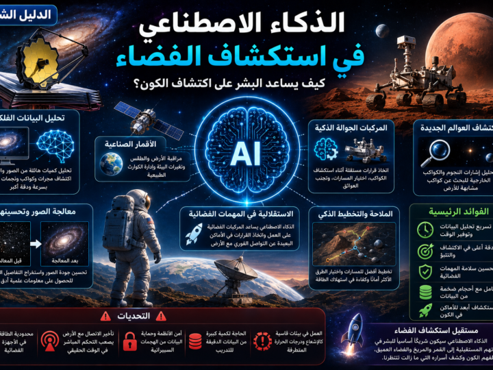 الذكاء الاصطناعي في استكشاف الفضاء: كيف يساعد البشر على اكتشاف الكون؟