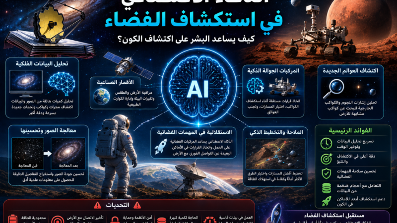 الذكاء الاصطناعي في استكشاف الفضاء: كيف يساعد البشر على اكتشاف الكون؟