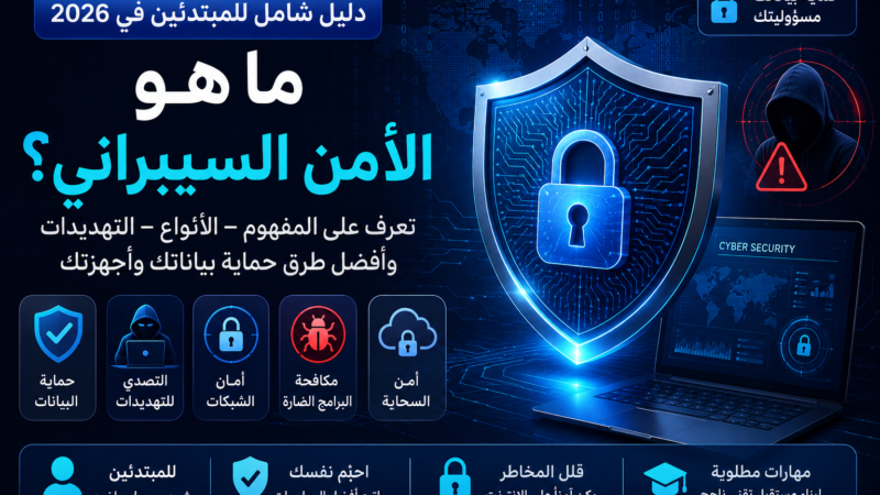 ما هو الأمن السيبراني؟ دليل شامل للمبتدئين في 2026