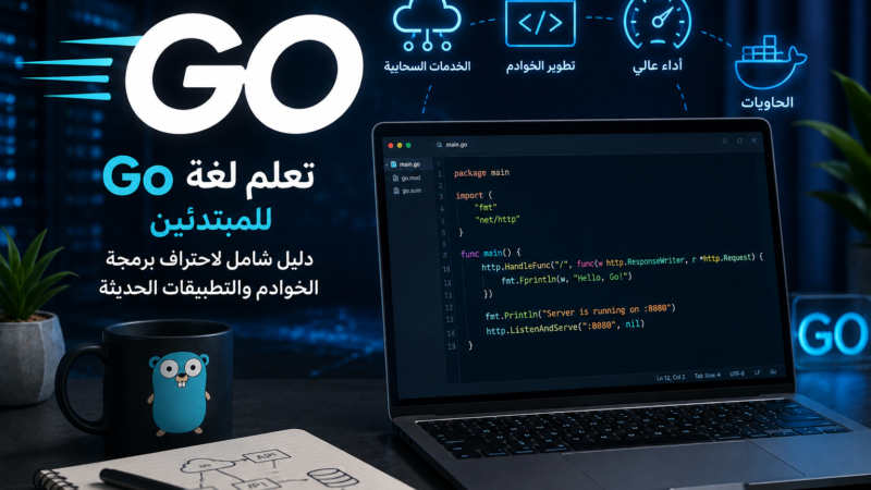 تعلم لغة Go للمبتدئين: دليل شامل لاحتراف برمجة الخوادم والتطبيقات الحديثة