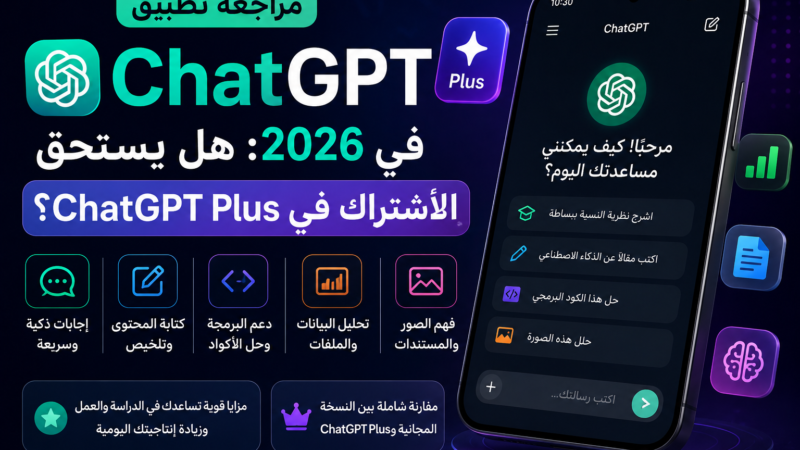 مراجعة تطبيق ChatGPT في 2026: هل يستحق الاشتراك في ChatGPT Plus؟