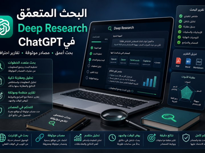 أطلق العنان لقوة البحث المتعمق: دليلك الشامل لاستخدام Deep Research في ChatGPT